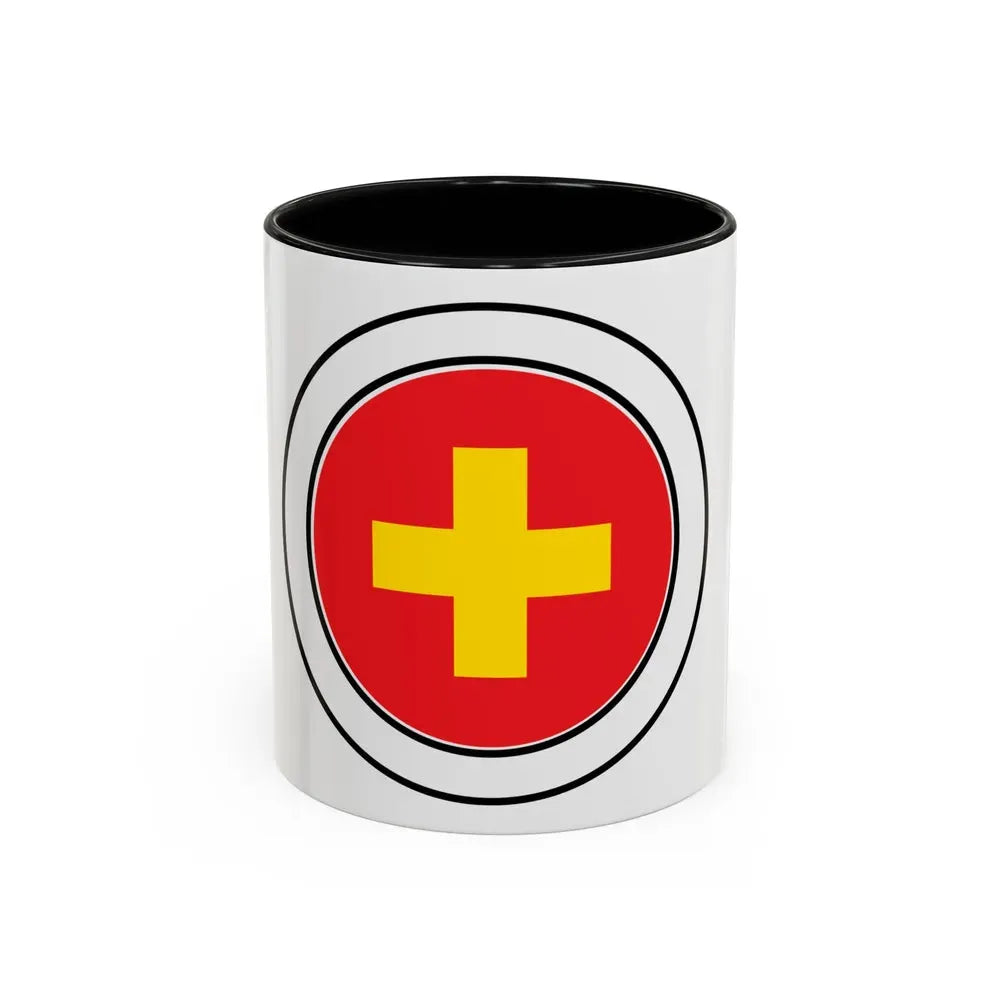 First Aid (Boy Scout Merit Badge) Accent Coffee Mug 11oz Black - Go Mug Yourself