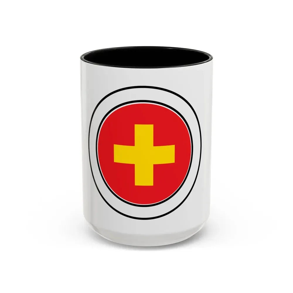 First Aid (Boy Scout Merit Badge) Accent Coffee Mug 15oz Black - Go Mug Yourself