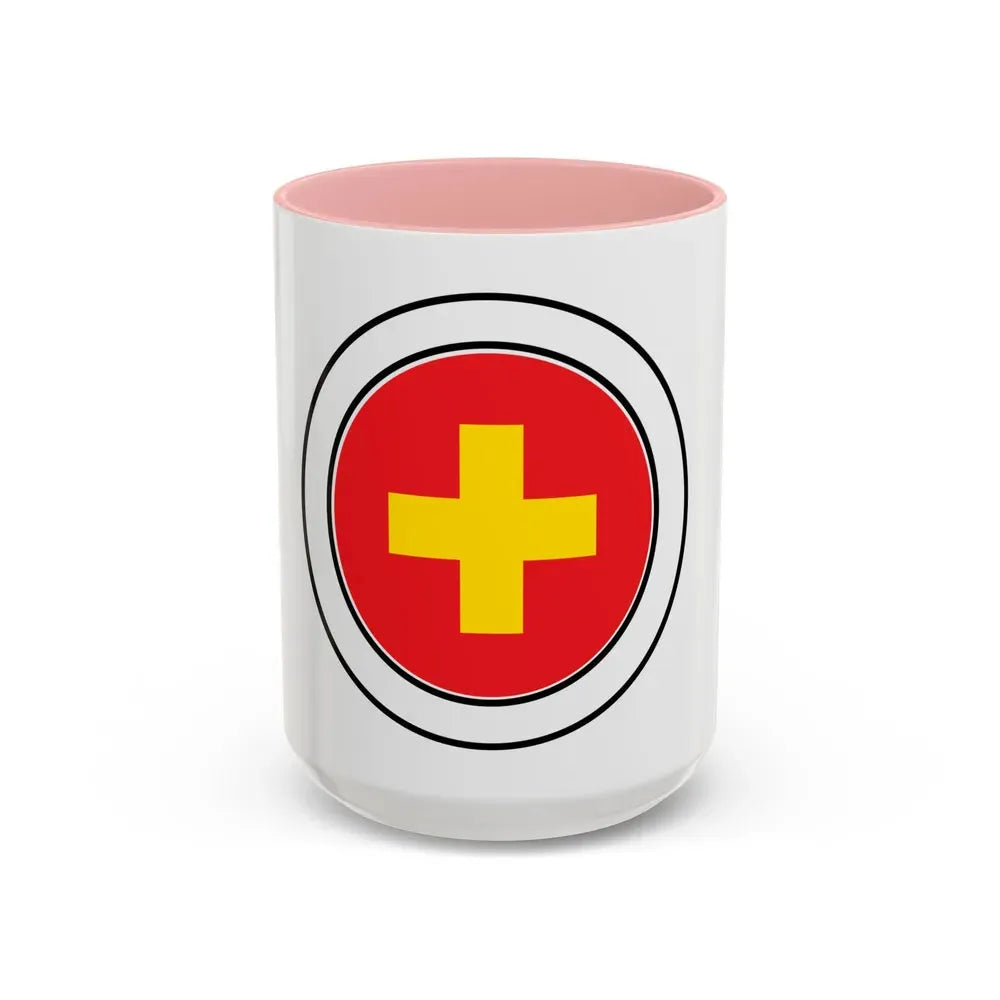 First Aid (Boy Scout Merit Badge) Accent Coffee Mug 15oz Pink - Go Mug Yourself