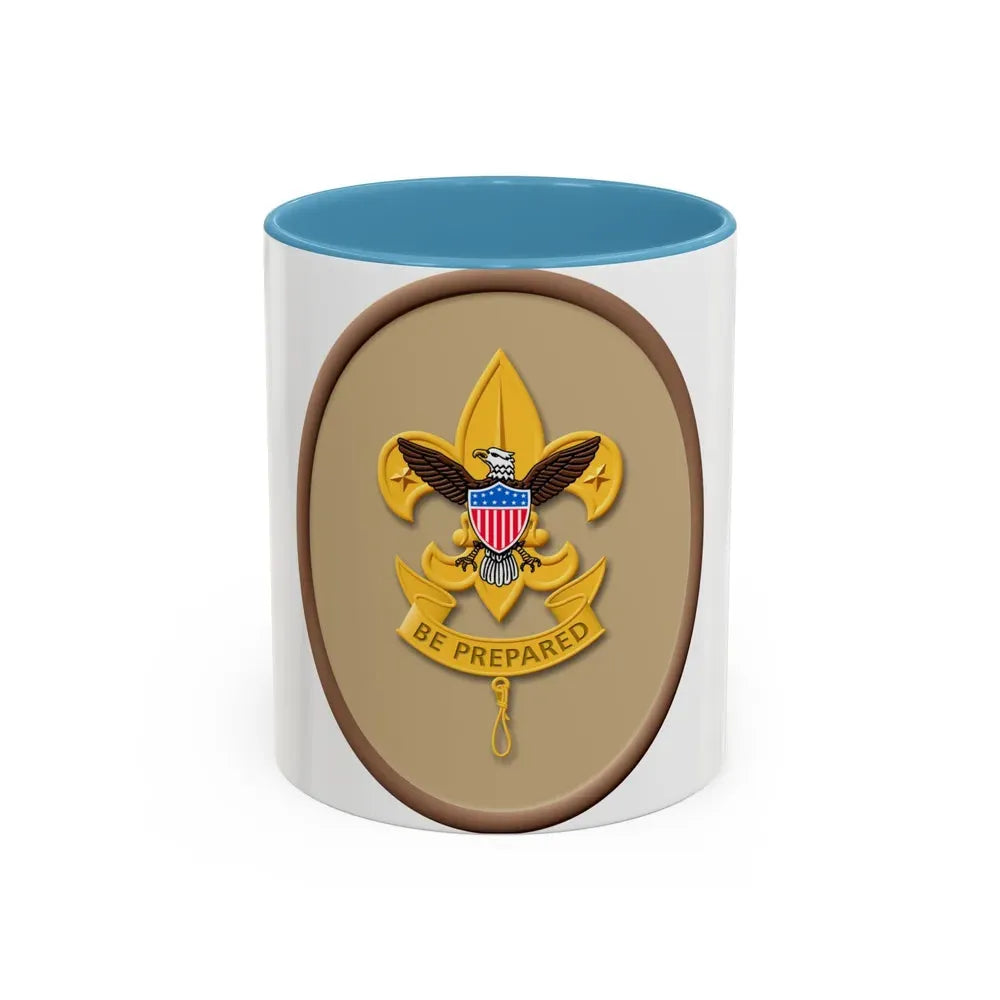 First Class (Boy Scout Merit Badge) Accent Coffee Mug 11oz Light Blue - Go Mug Yourself