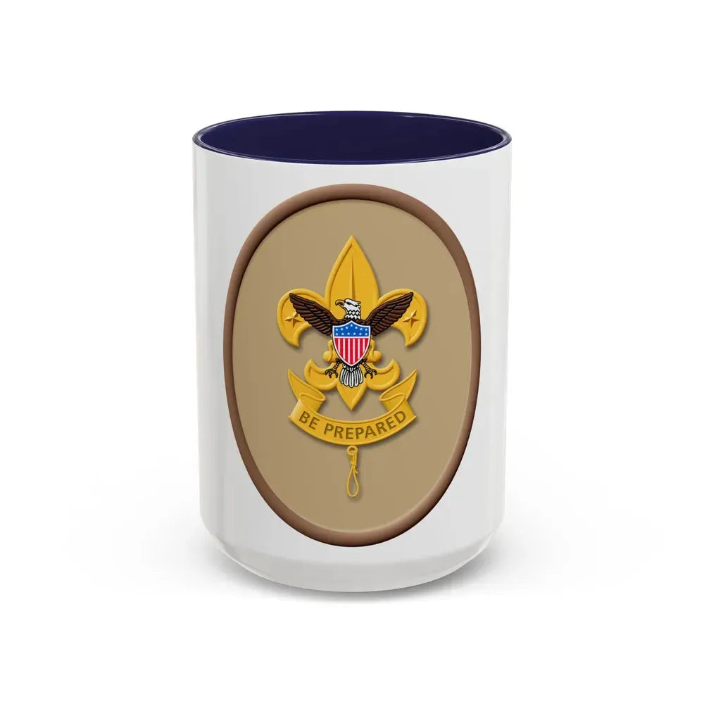 First Class (Boy Scout Merit Badge) Accent Coffee Mug 15oz Navy - Go Mug Yourself