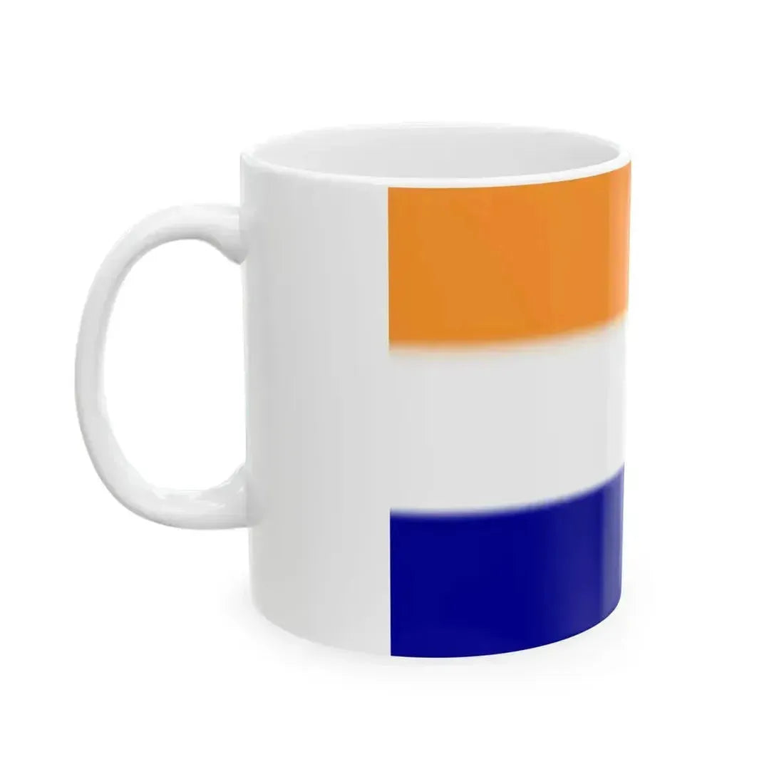 First dutch flag (Netherlands) White Coffee Mug - Go Mug Yourself