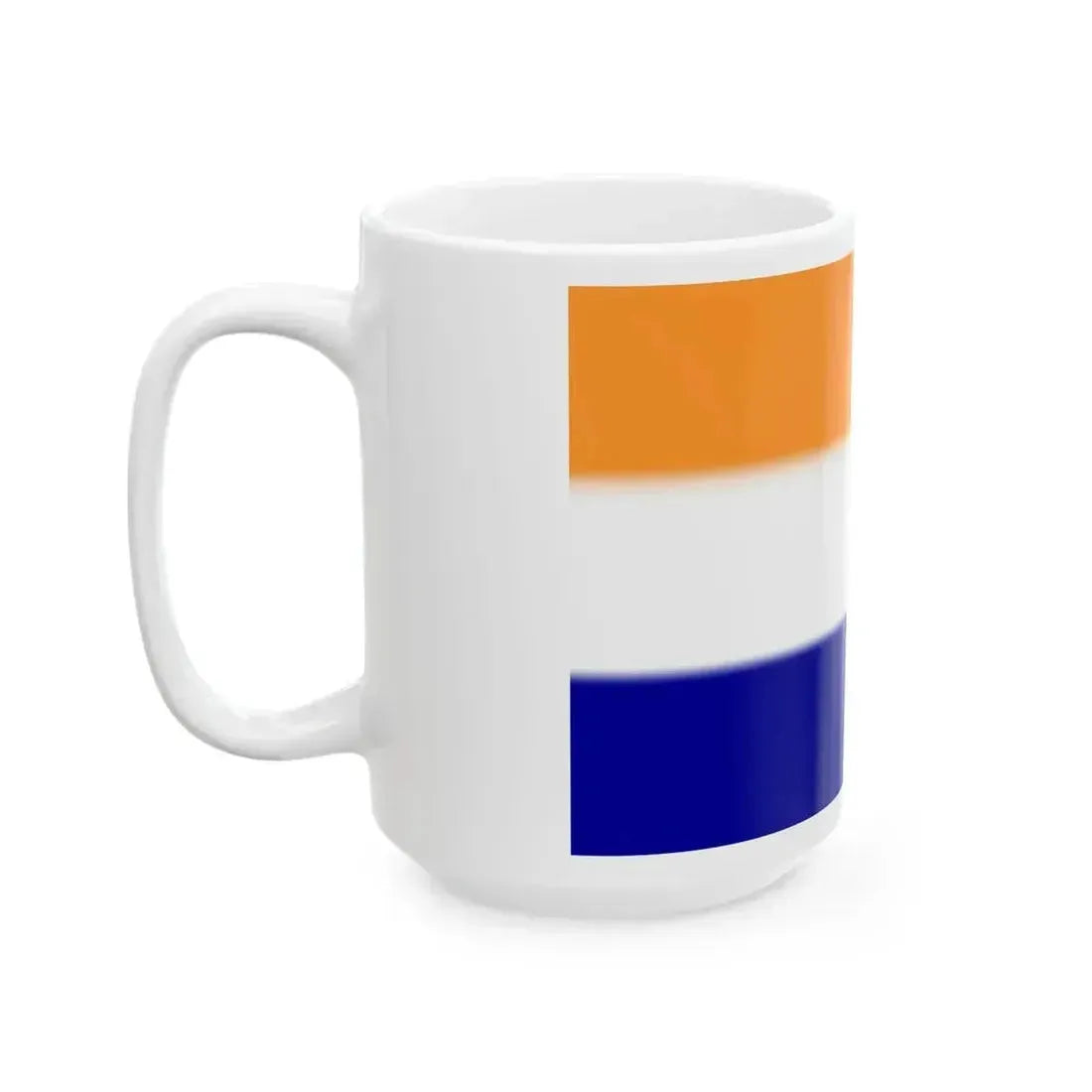 First dutch flag (Netherlands) White Coffee Mug - Go Mug Yourself