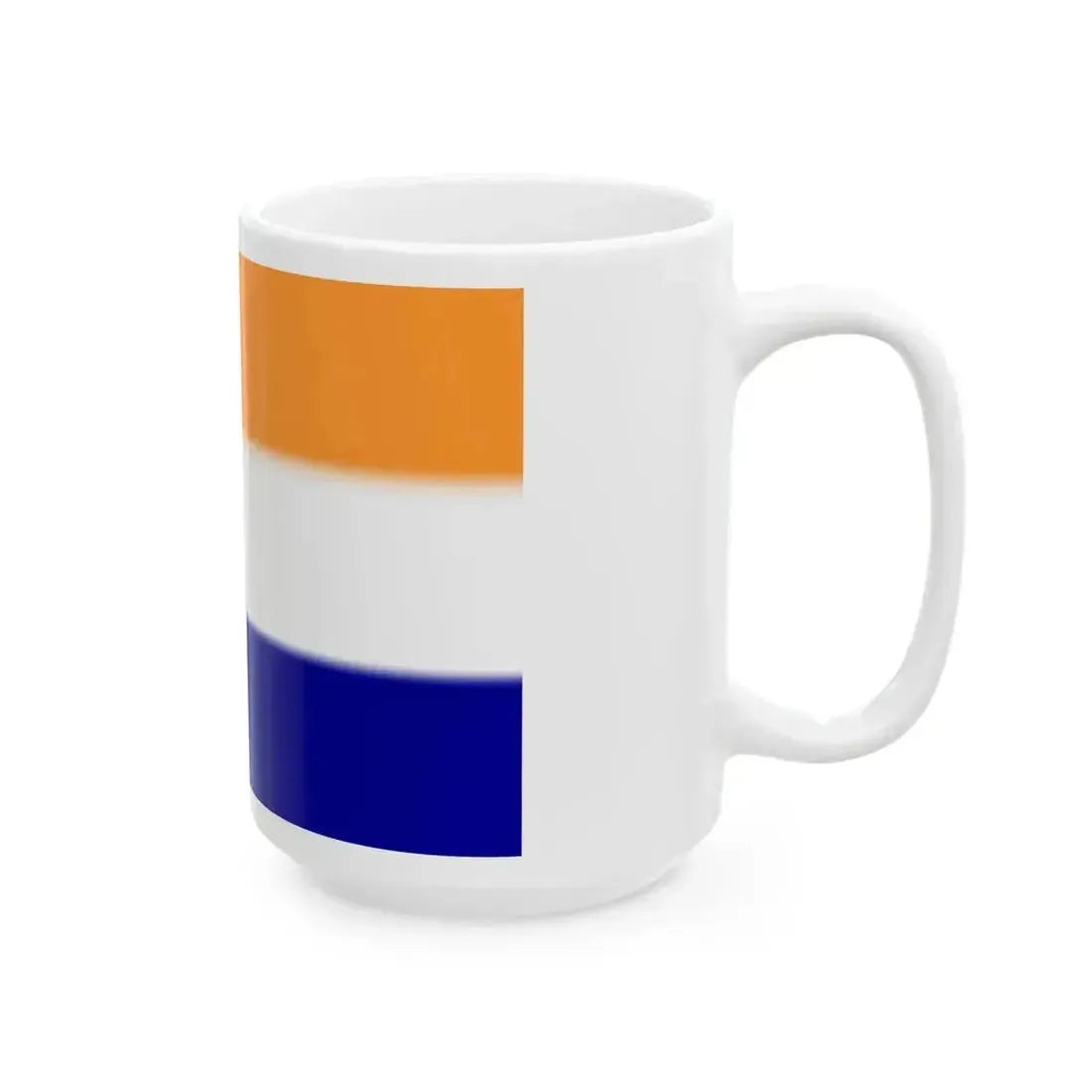 First dutch flag (Netherlands) White Coffee Mug - Go Mug Yourself