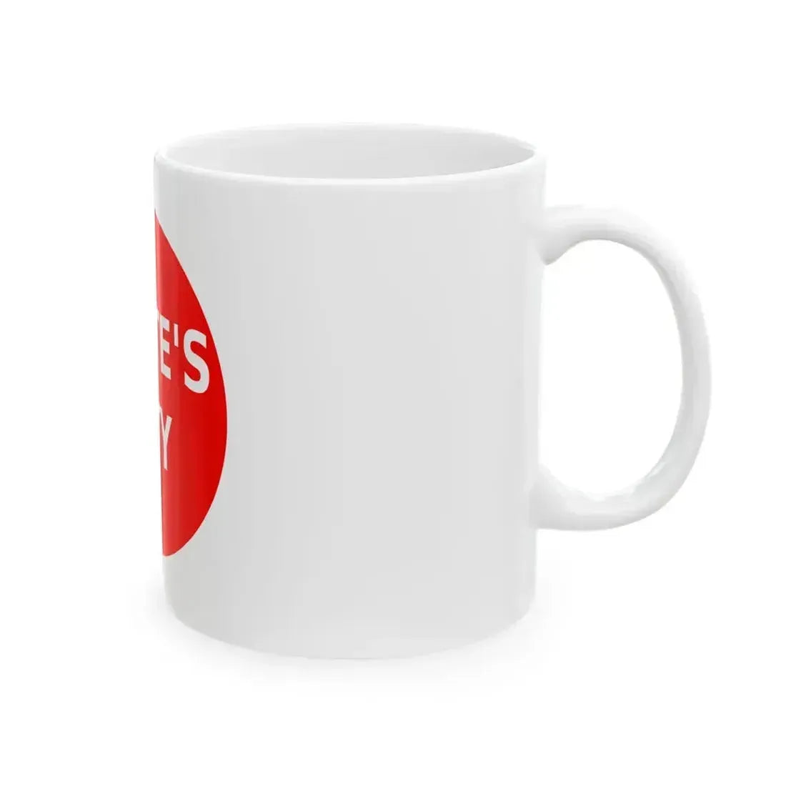 First flag of Whites City New Mexico (Mexico) White Coffee Mug - Go Mug Yourself