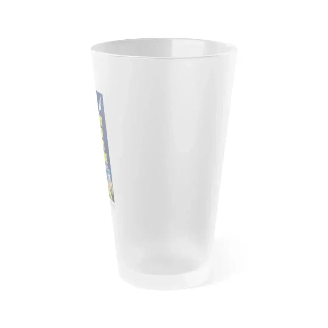 FIRST MAN INTO SPACE 1959 Movie Poster - Frosted Pint Glass 16oz - Go Mug Yourself