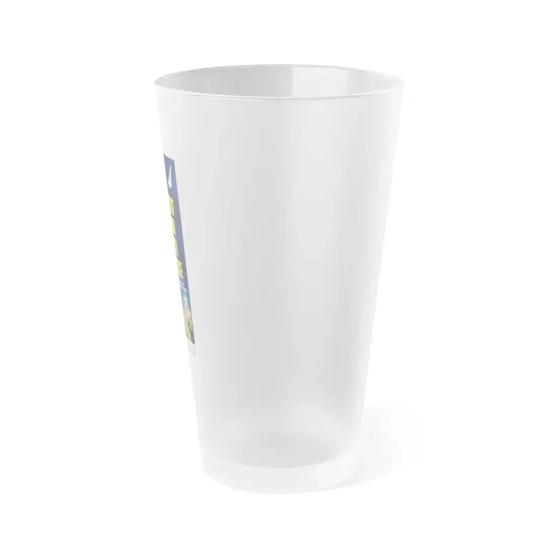 FIRST MAN INTO SPACE 1959 Movie Poster - Frosted Pint Glass 16oz - Go Mug Yourself