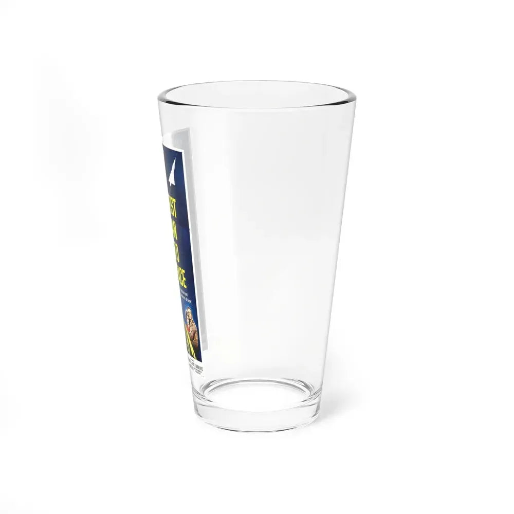 FIRST MAN INTO SPACE 1959 Movie Poster - Pint Glass 16oz - Go Mug Yourself