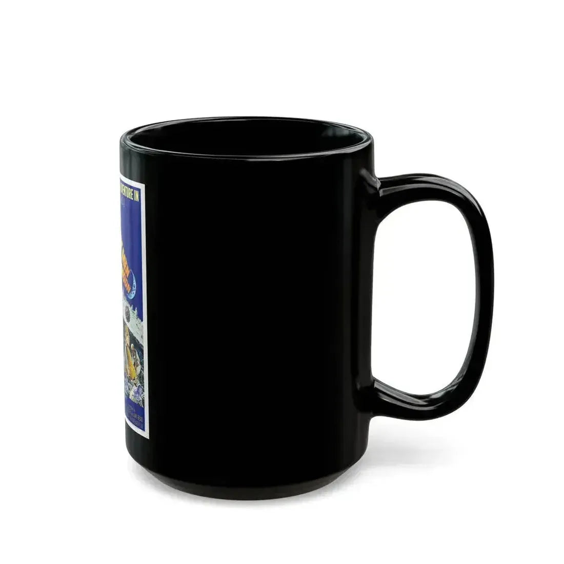 FIRST MEN IN THE MOON 1964 Movie Poster - Black Coffee Mug - Go Mug Yourself