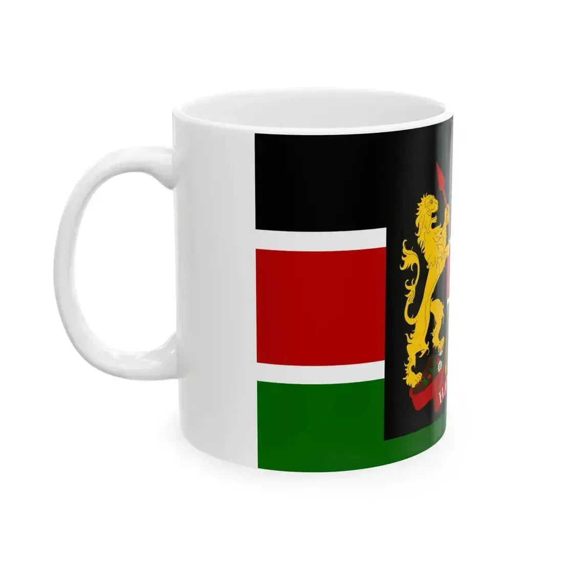 First presidential standard of Kenya (Kenya) White Coffee Mug - Go Mug Yourself
