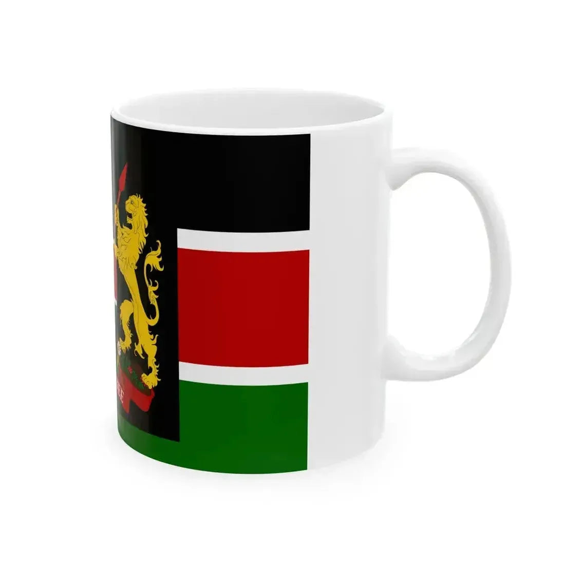 First presidential standard of Kenya (Kenya) White Coffee Mug - Go Mug Yourself