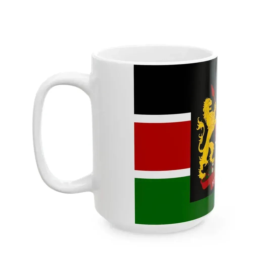 First presidential standard of Kenya (Kenya) White Coffee Mug - Go Mug Yourself