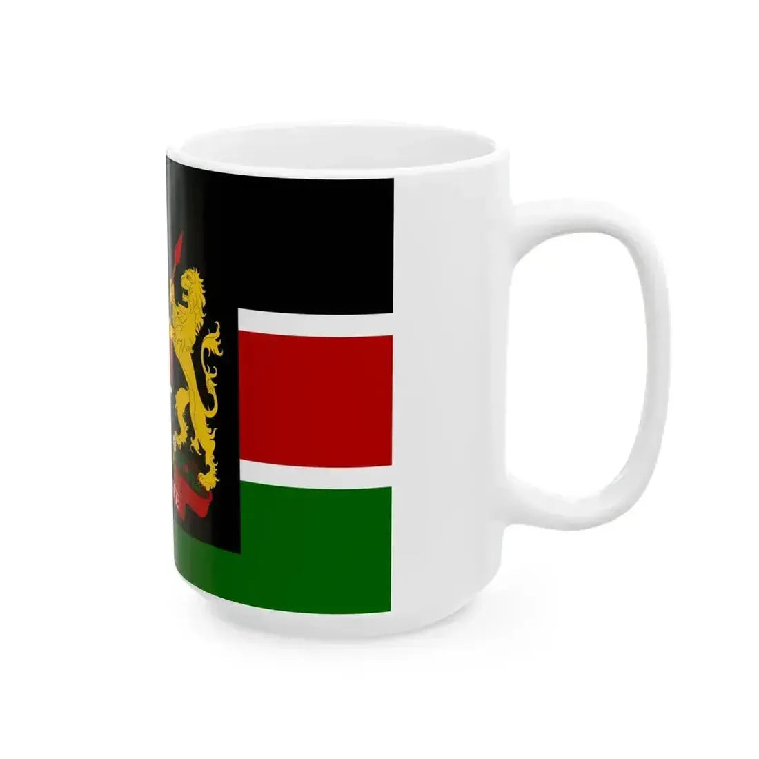 First presidential standard of Kenya (Kenya) White Coffee Mug - Go Mug Yourself
