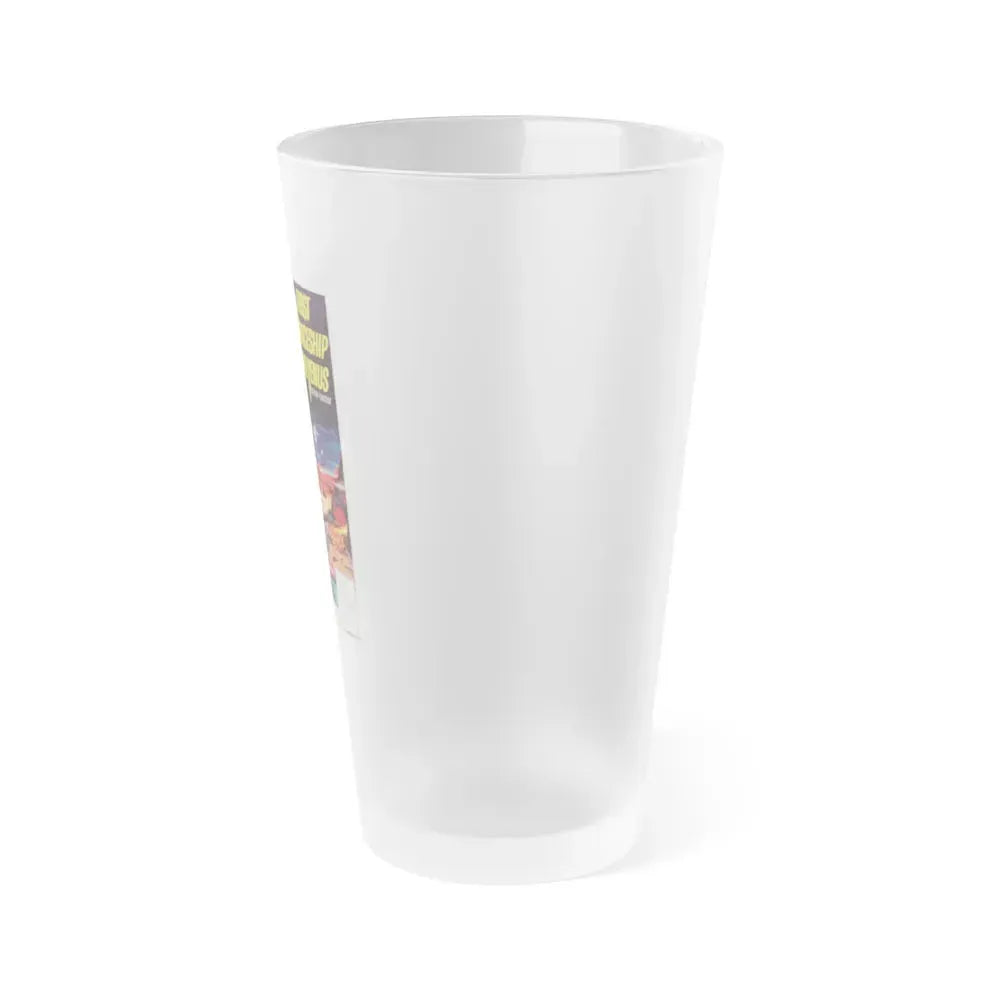 FIRST SPACESHIP ON VENUS 1960 Movie Poster - Frosted Pint Glass 16oz - Go Mug Yourself