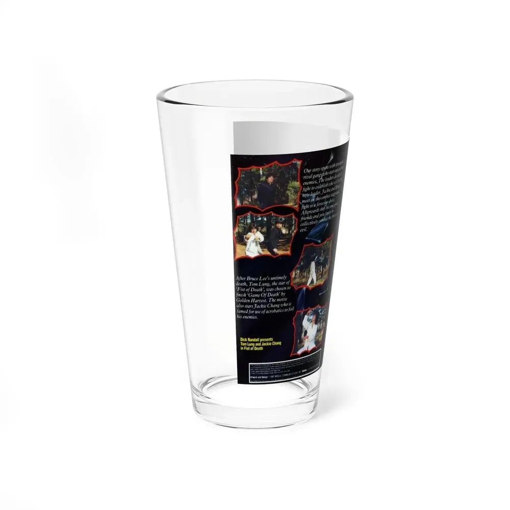 FIST OF DEATH (VHS COVER) Pint Glass 16oz - Go Mug Yourself