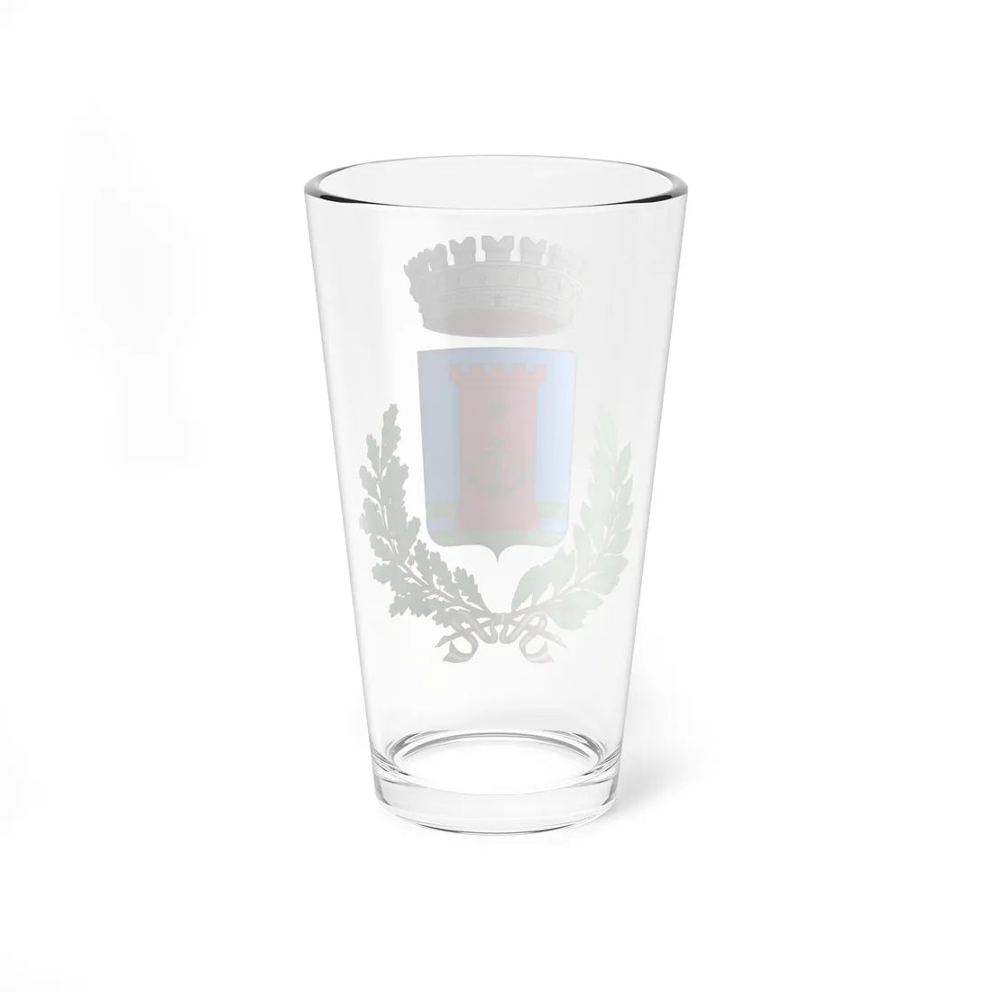 Fiumicino-Stemma (Italy) (Coat of Arms) Pint Glass 16oz - Go Mug Yourself