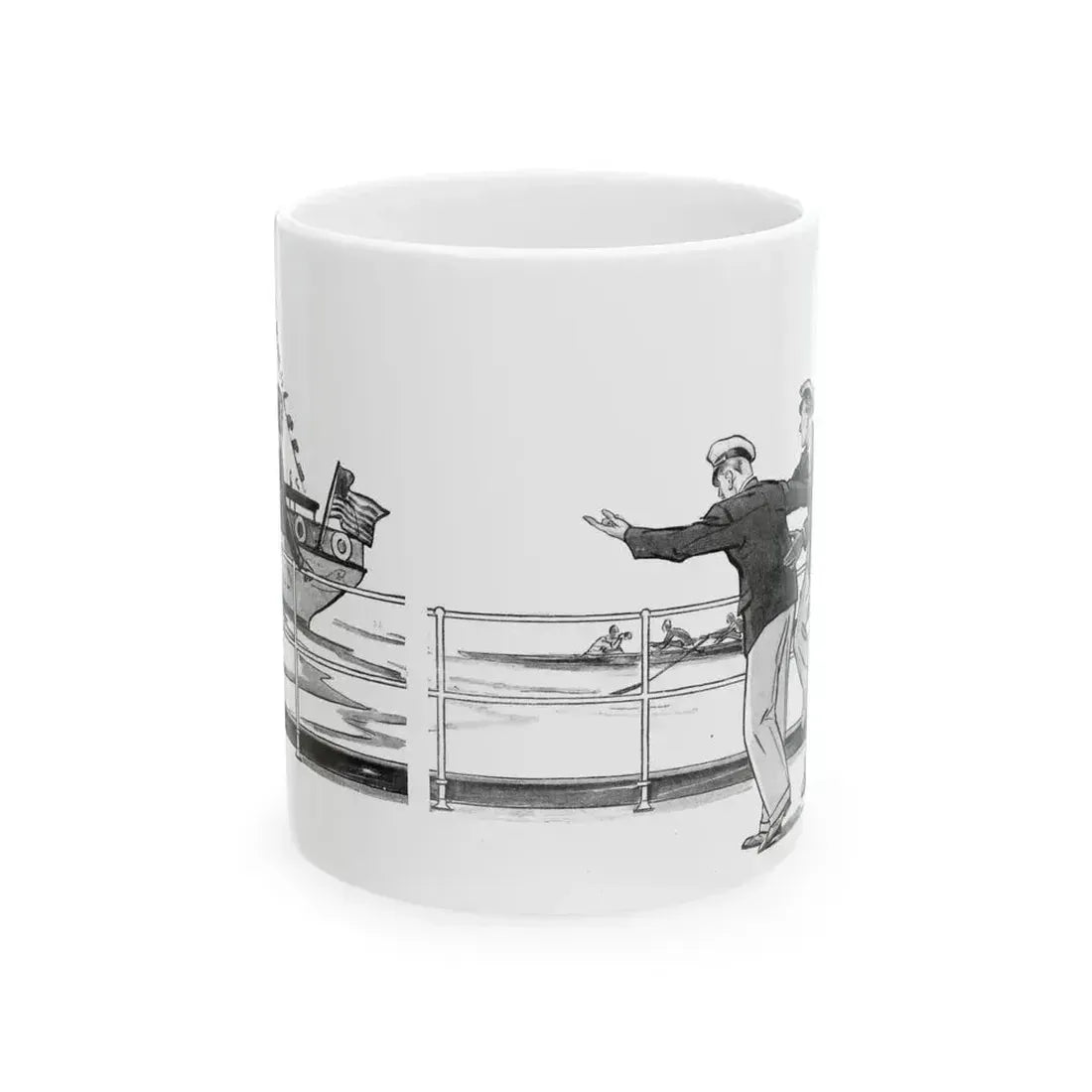 Five Days (1), Liberty magazine, February 25, 1933 - White Coffee Mug 11oz - Go Mug Yourself