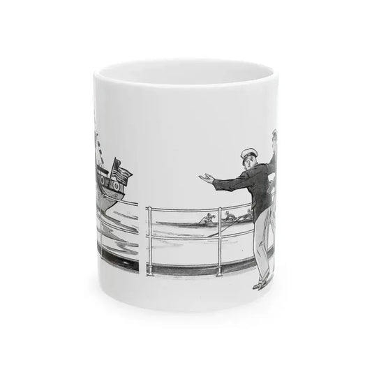 Five Days (1), Liberty magazine, February 25, 1933 - White Coffee Mug 11oz - Go Mug Yourself