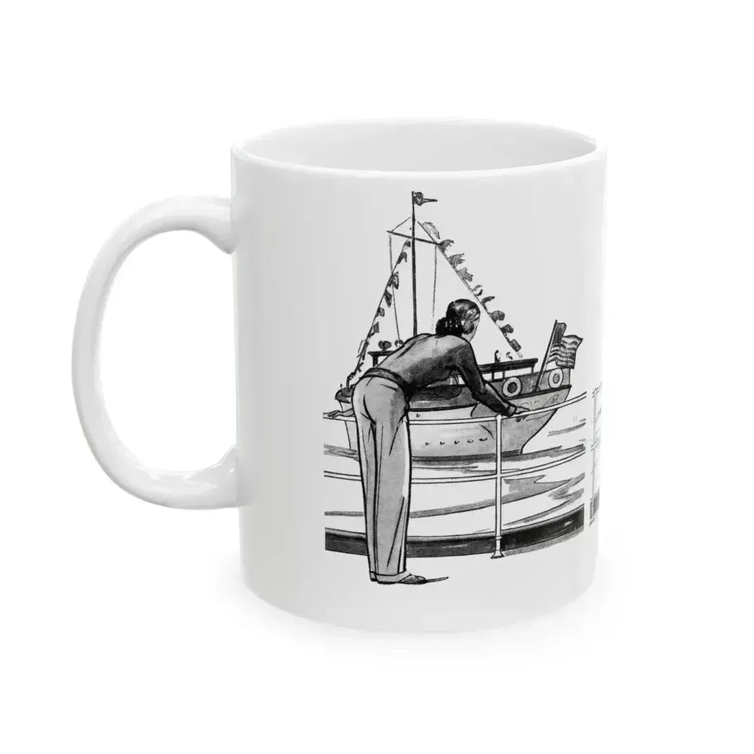 Five Days (1), Liberty magazine, February 25, 1933 - White Coffee Mug - Go Mug Yourself