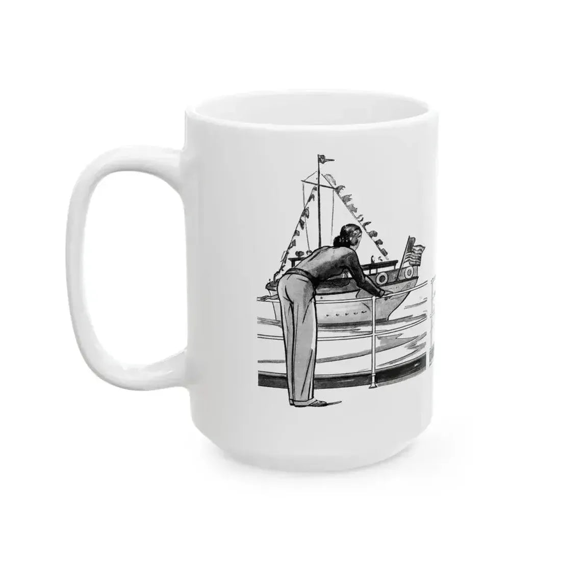 Five Days (1), Liberty magazine, February 25, 1933 - White Coffee Mug - Go Mug Yourself