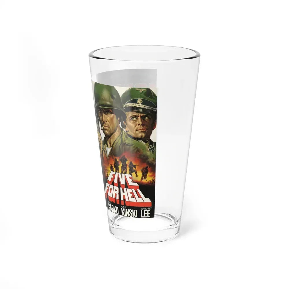 FIVE FOR HELL (VHS COVER) Pint Glass 16oz - Go Mug Yourself