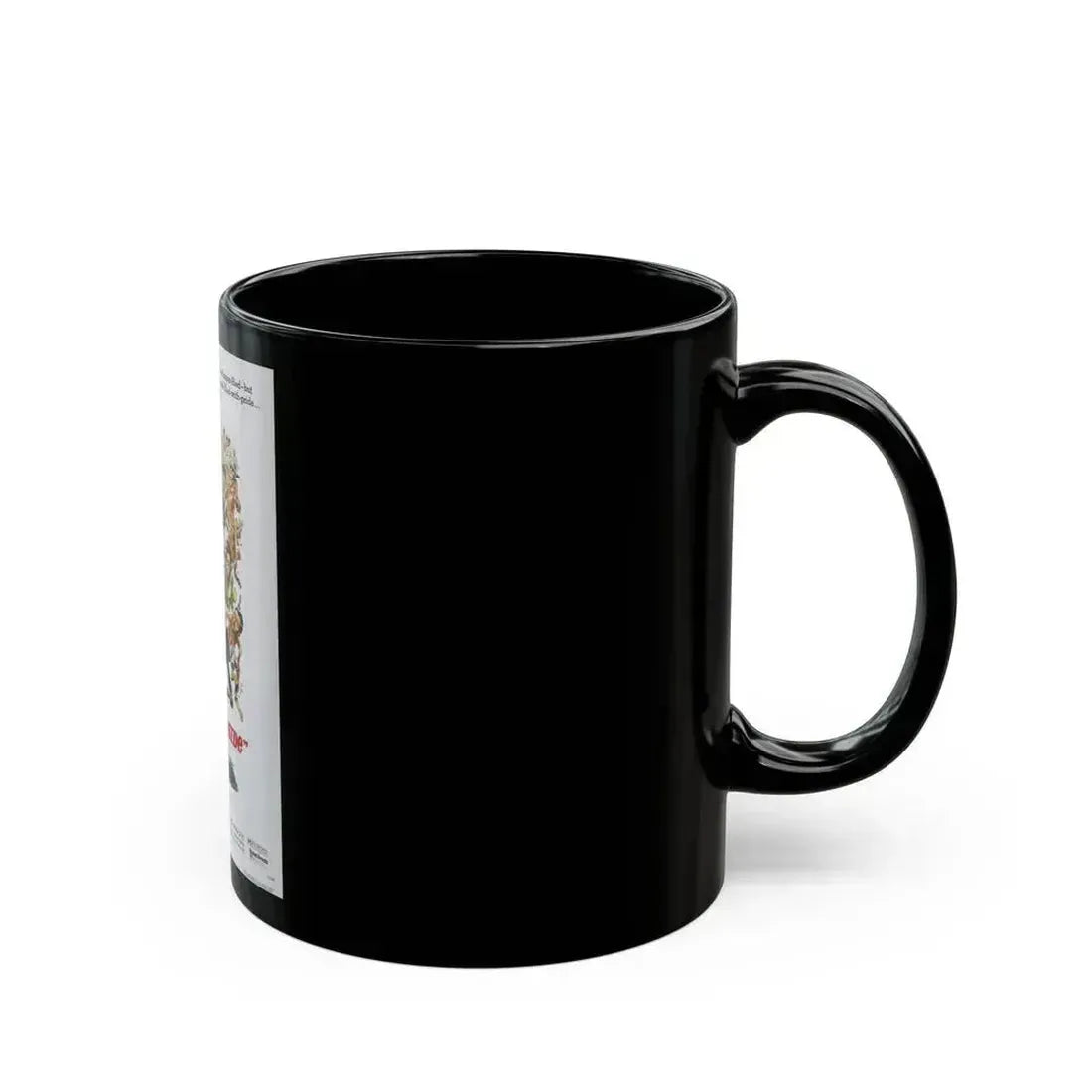 FIVE ON THE BLACK HAND SIDE 1973 Movie Poster - Black Coffee Mug - Go Mug Yourself