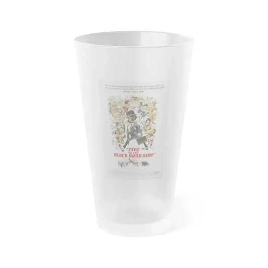 FIVE ON THE BLACK HAND SIDE 1973 Movie Poster - Frosted Pint Glass 16oz 16oz Frosted - Go Mug Yourself
