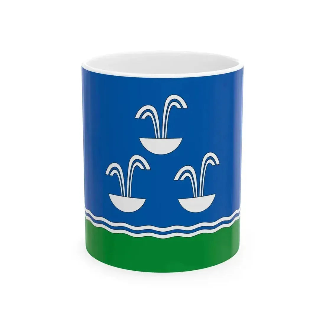 FLA Abrykosivka Kirovskyi Krym (Russia) White Coffee Mug 11oz - Go Mug Yourself