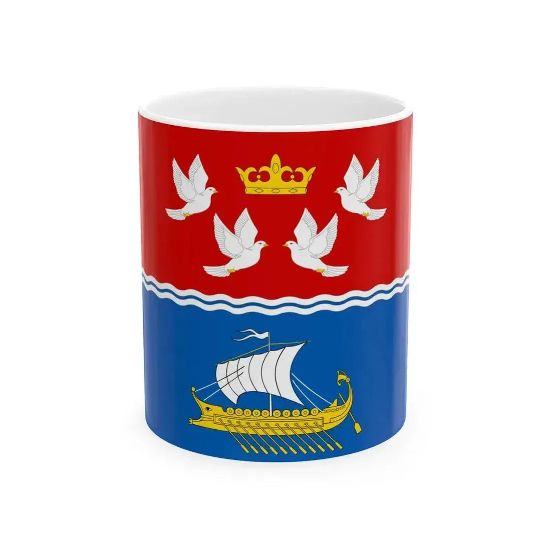 FLA Berehove Feodosiia Krym (Russia) White Coffee Mug 11oz - Go Mug Yourself