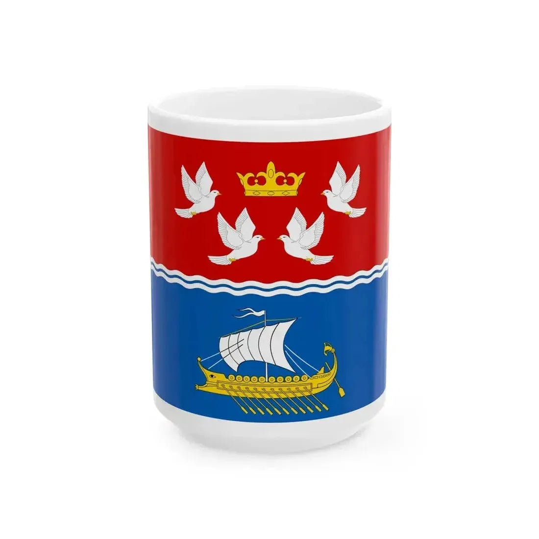 FLA Berehove Feodosiia Krym (Russia) White Coffee Mug 15oz - Go Mug Yourself