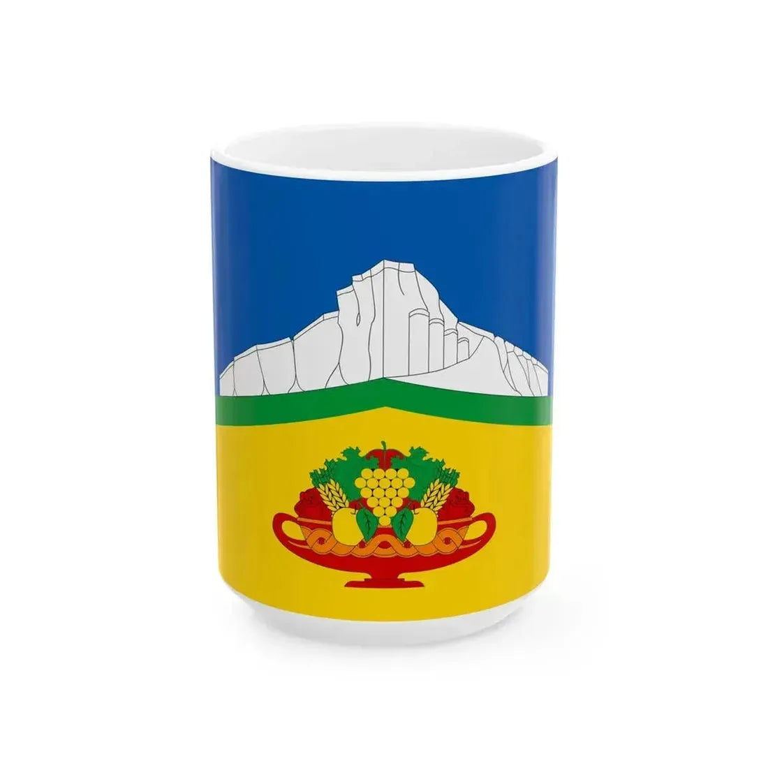 FLA Bilohirskyi Raion Crimea (Russia) White Coffee Mug 15oz - Go Mug Yourself