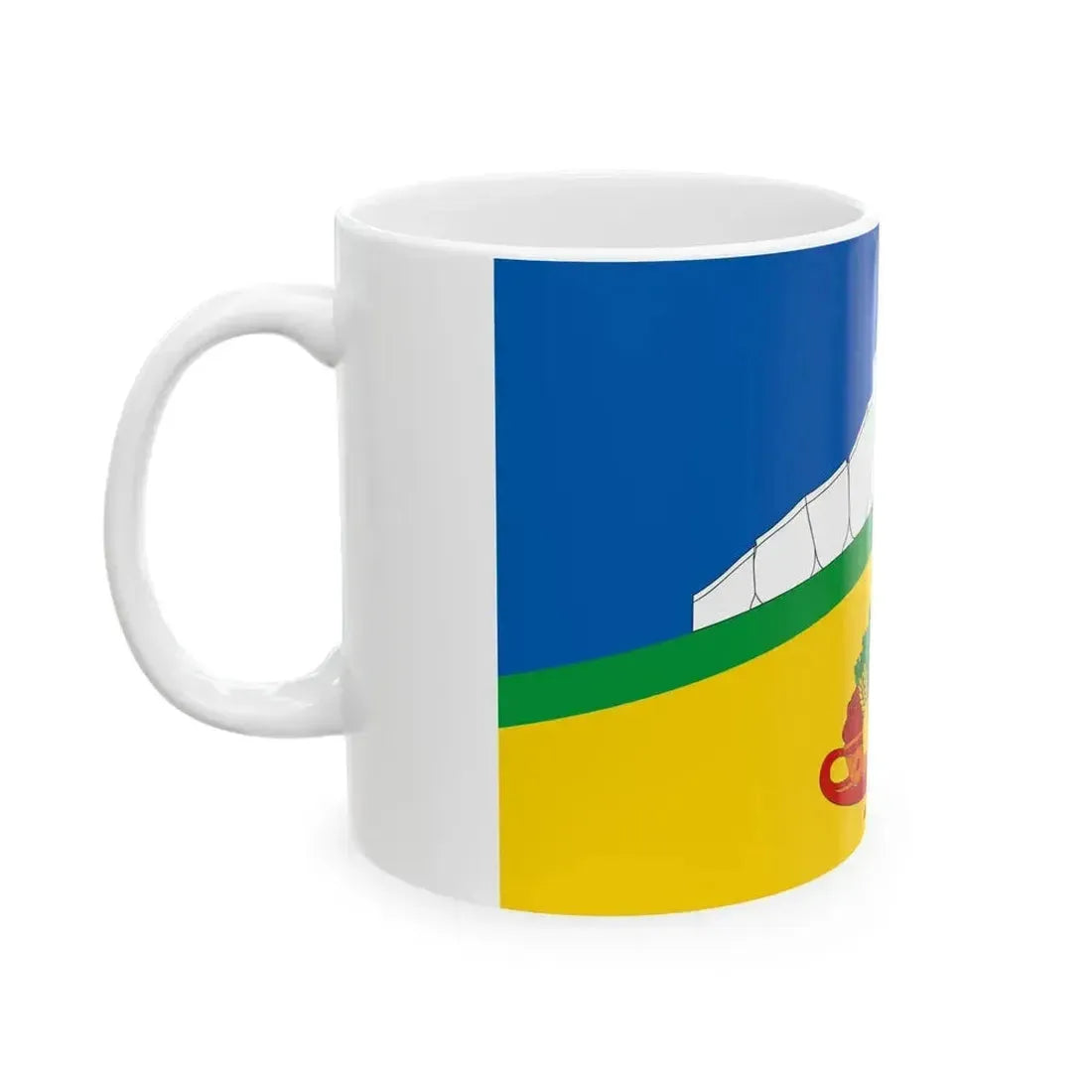FLA Bilohirskyi Raion Crimea (Russia) White Coffee Mug - Go Mug Yourself