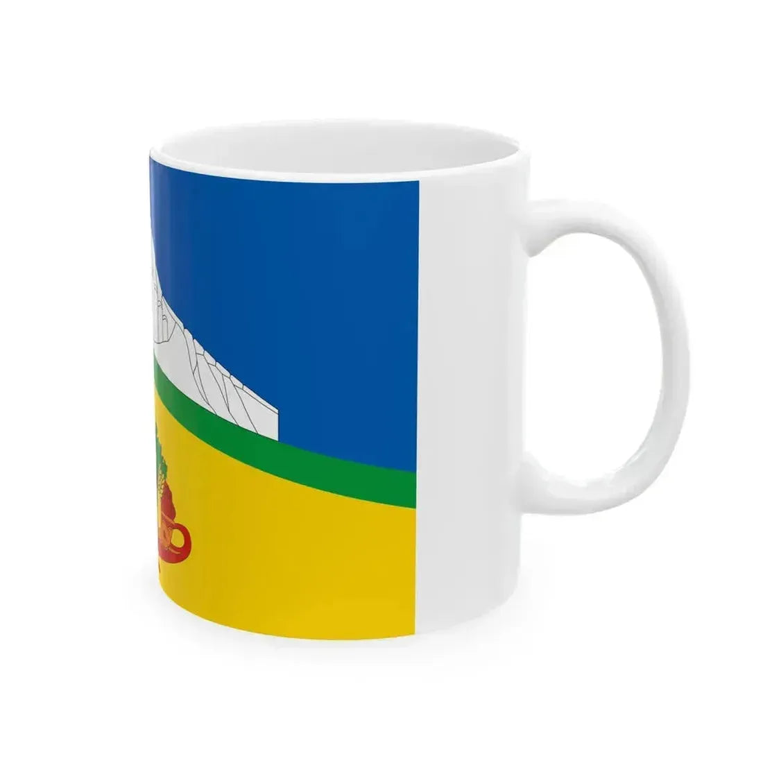FLA Bilohirskyi Raion Crimea (Russia) White Coffee Mug - Go Mug Yourself
