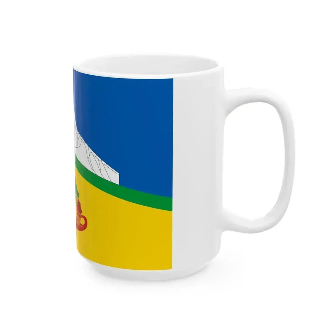 FLA Bilohirskyi Raion Crimea (Russia) White Coffee Mug - Go Mug Yourself