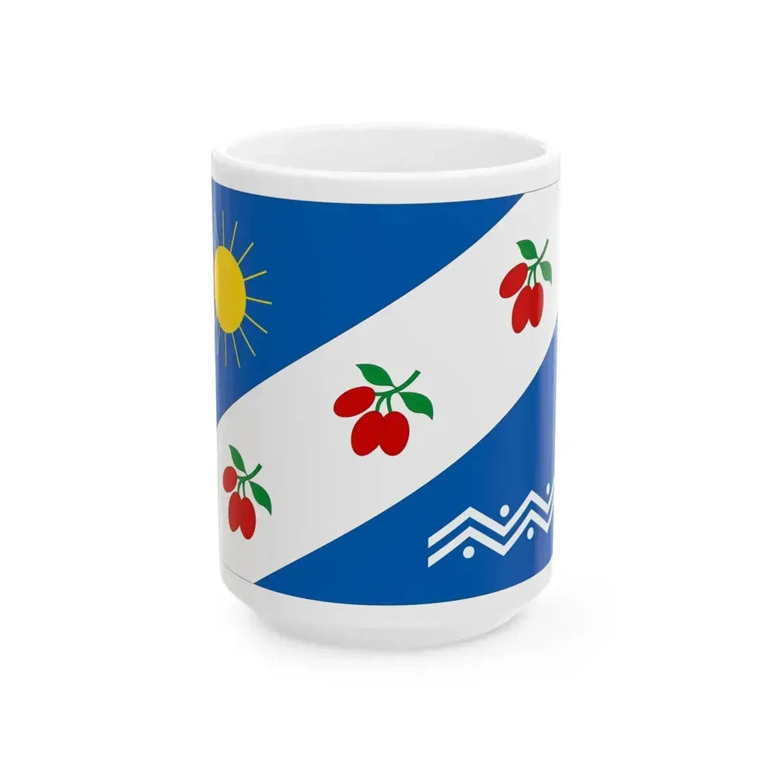 FLA Dobre Krym Ukraine (Russia) White Coffee Mug 15oz - Go Mug Yourself