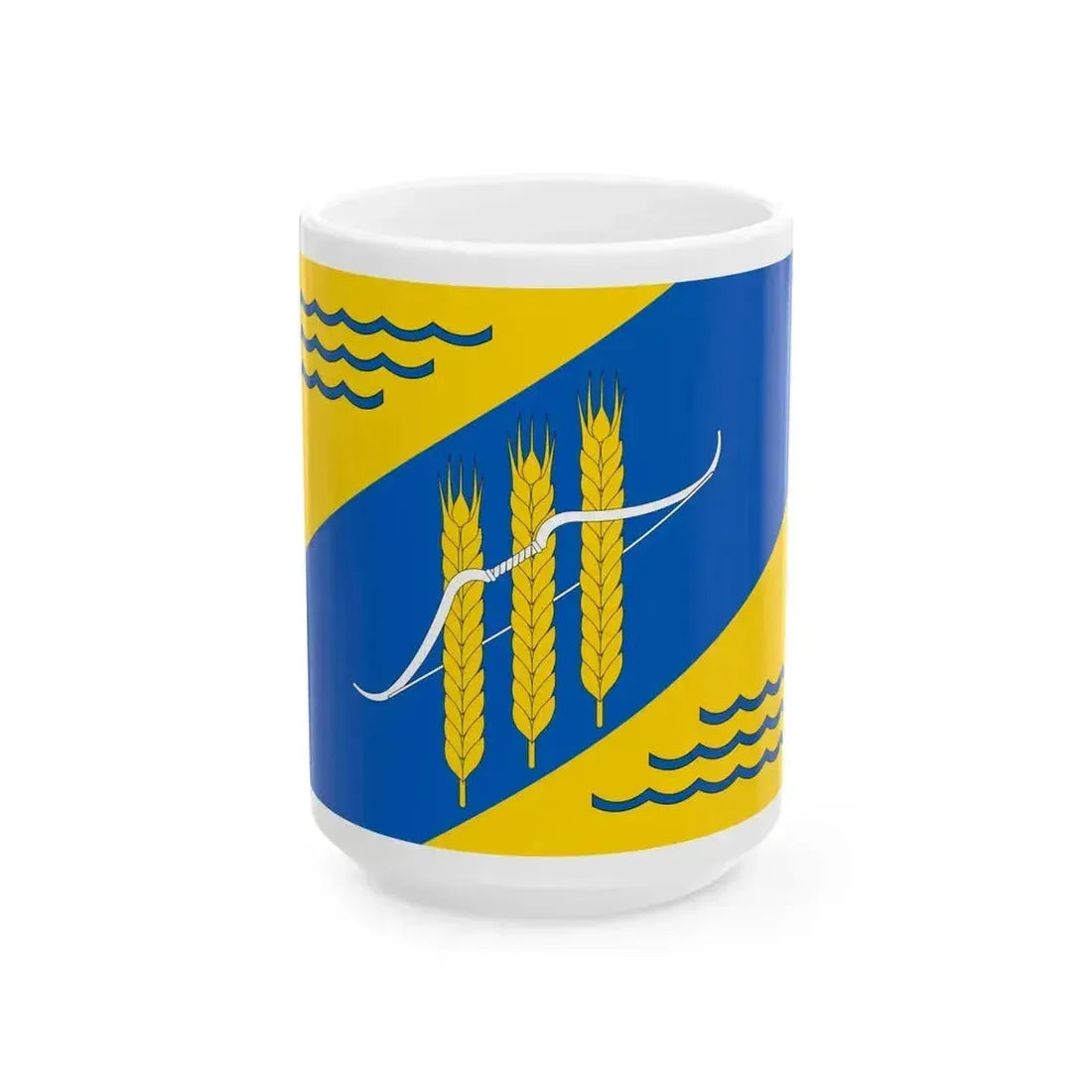 FLA Dzhankoiskyi Raion (Russia) White Coffee Mug 15oz - Go Mug Yourself