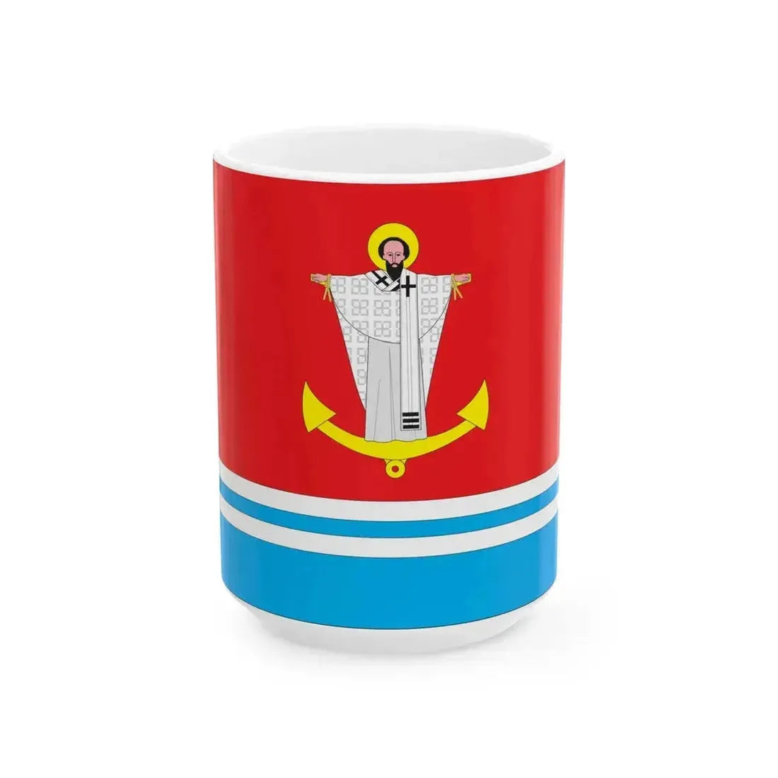 FLA Inkerman Sevastopol Ukraine (Russia) White Coffee Mug 15oz - Go Mug Yourself