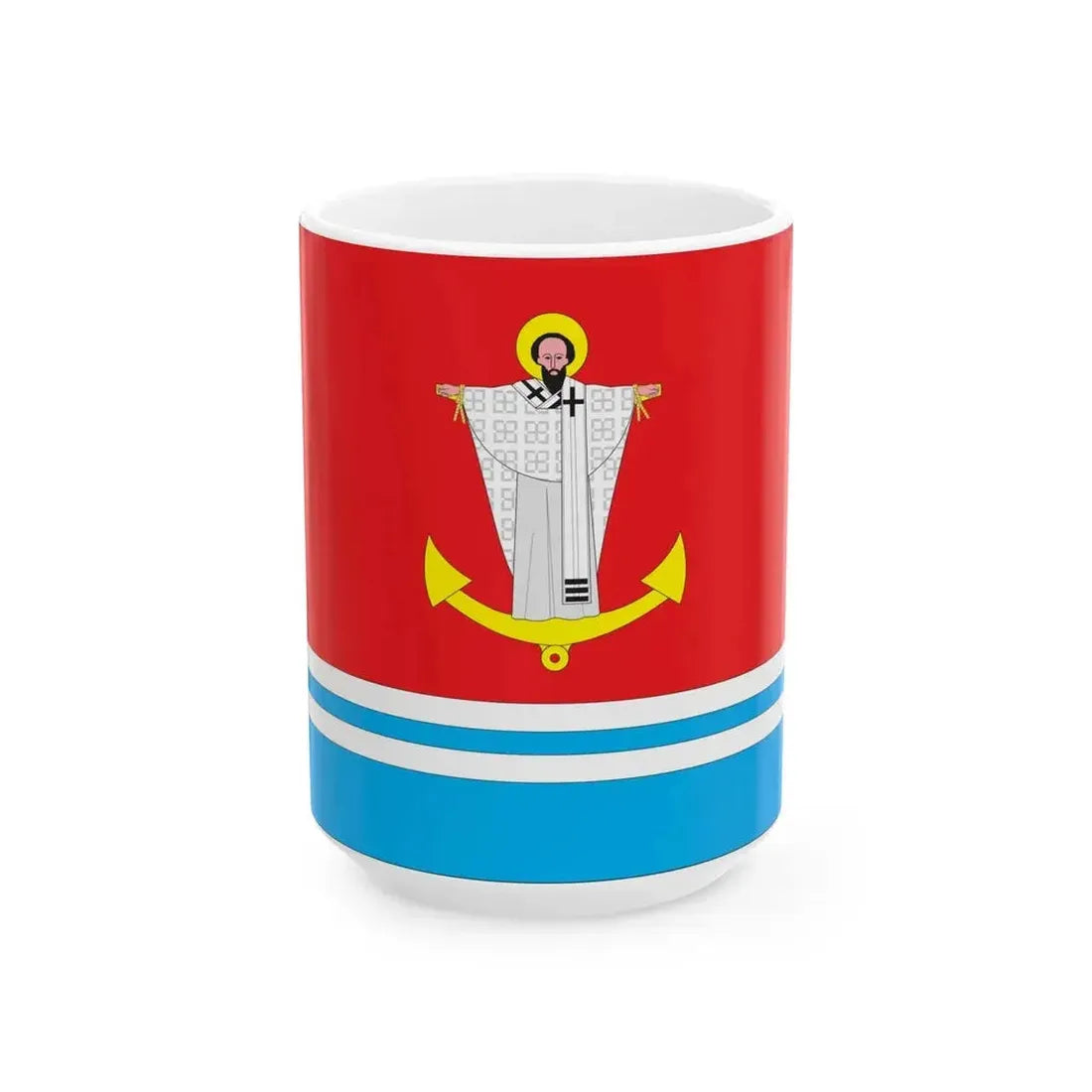 FLA Inkerman Sevastopol Ukraine (Russia) White Coffee Mug 15oz - Go Mug Yourself