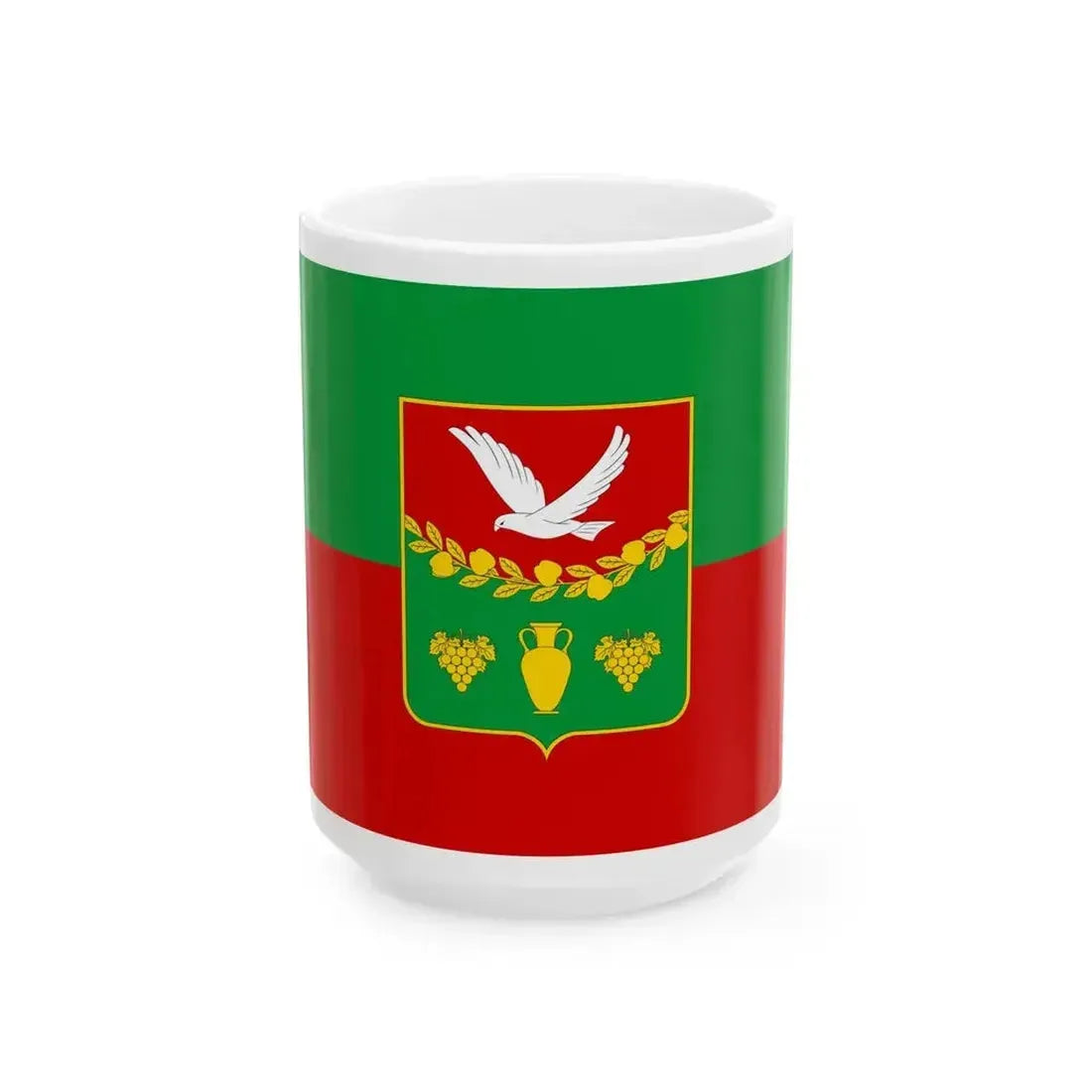 FLA Pervomaiske Kirovskyi Crimea (Russia) White Coffee Mug 15oz - Go Mug Yourself