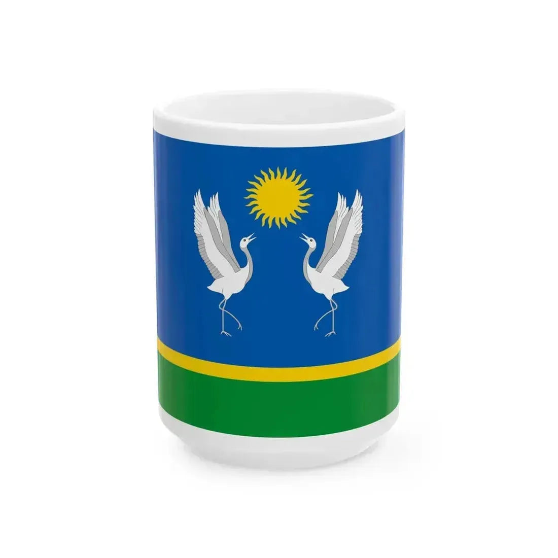 FLA Zhuravky Kirovskyi Krym (Russia) White Coffee Mug 15oz - Go Mug Yourself