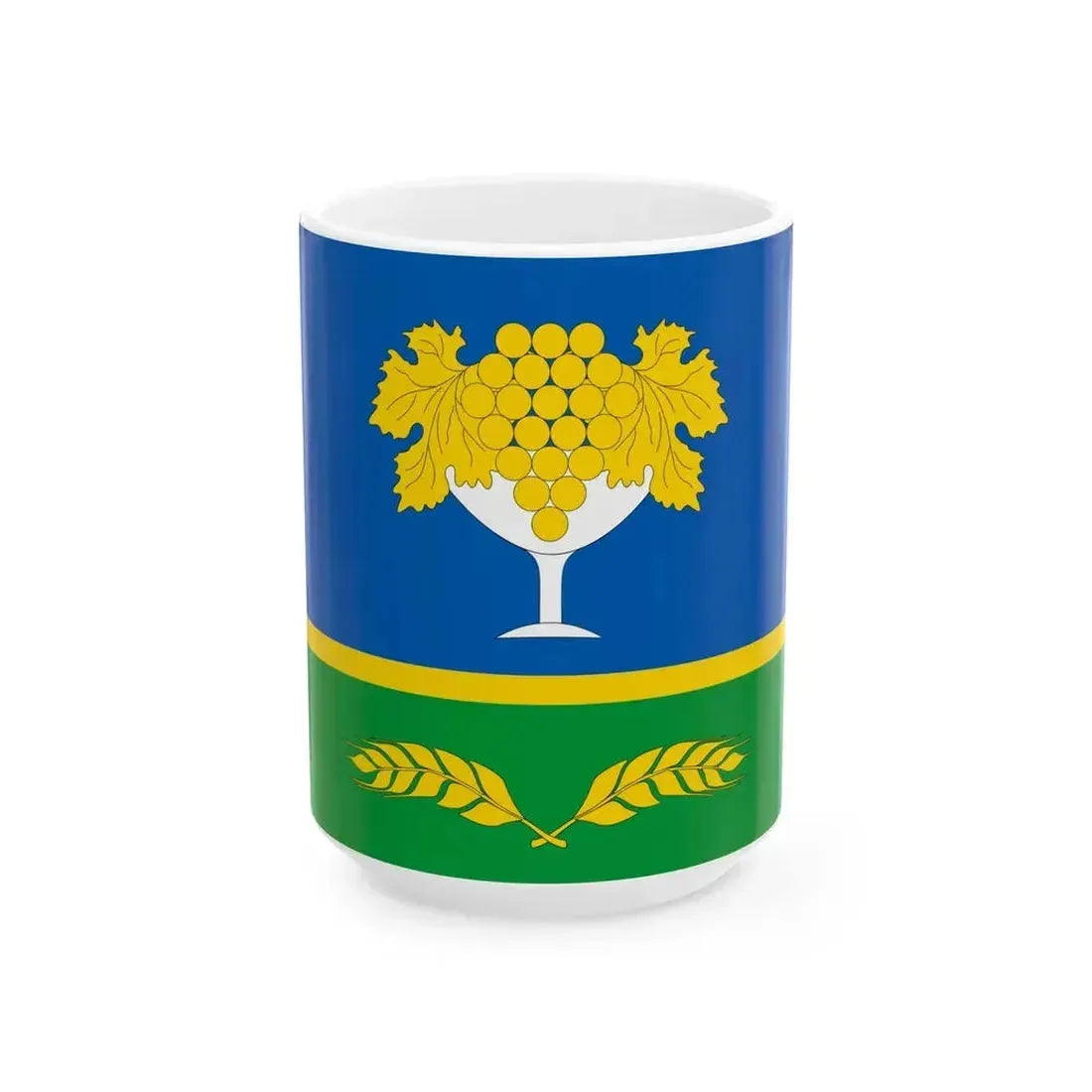 FLA Zolote Pole Kirovskyi Krym (Russia) White Coffee Mug 15oz - Go Mug Yourself