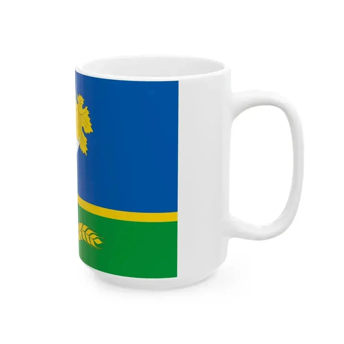 FLA Zolote Pole Kirovskyi Krym (Russia) White Coffee Mug - Go Mug Yourself
