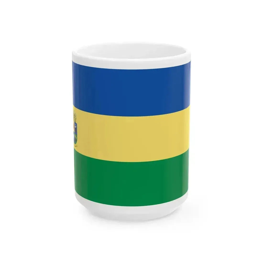 Flag Afrobolivian (Bolivia) White Coffee Mug 15oz - Go Mug Yourself