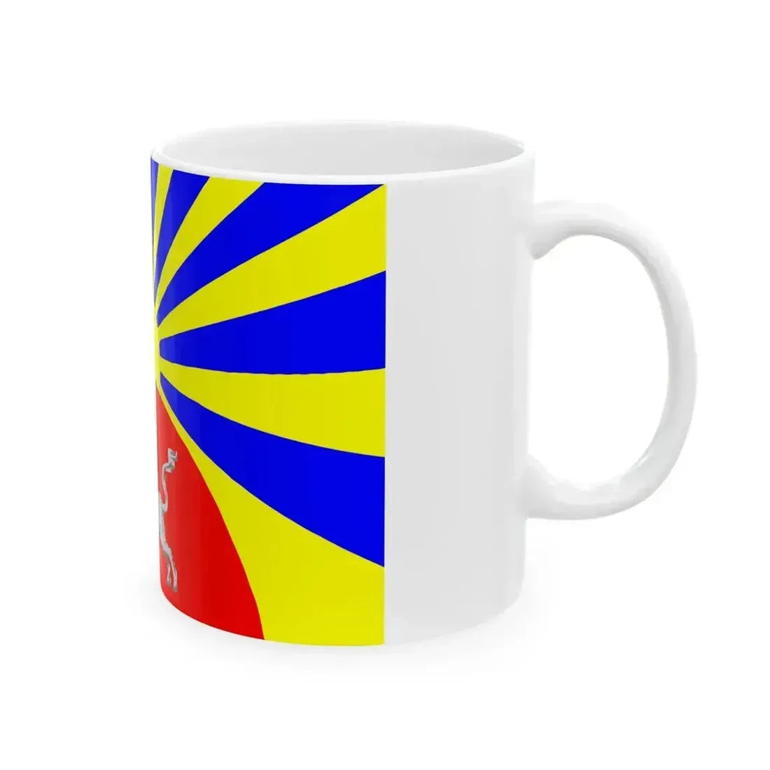 Flag Agalatovo Leningrad oblast (Russia) White Coffee Mug - Go Mug Yourself
