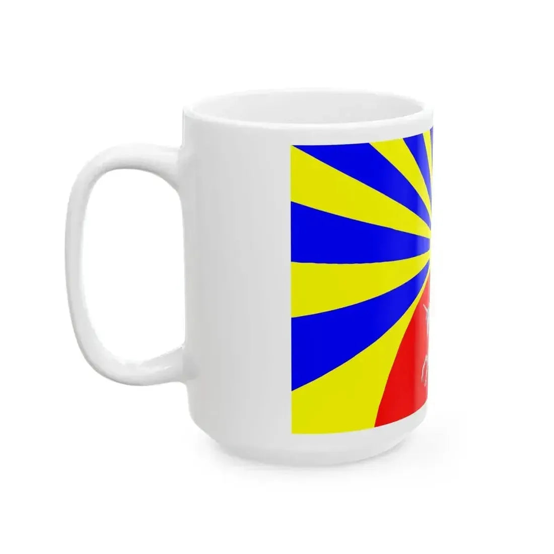 Flag Agalatovo Leningrad oblast (Russia) White Coffee Mug - Go Mug Yourself