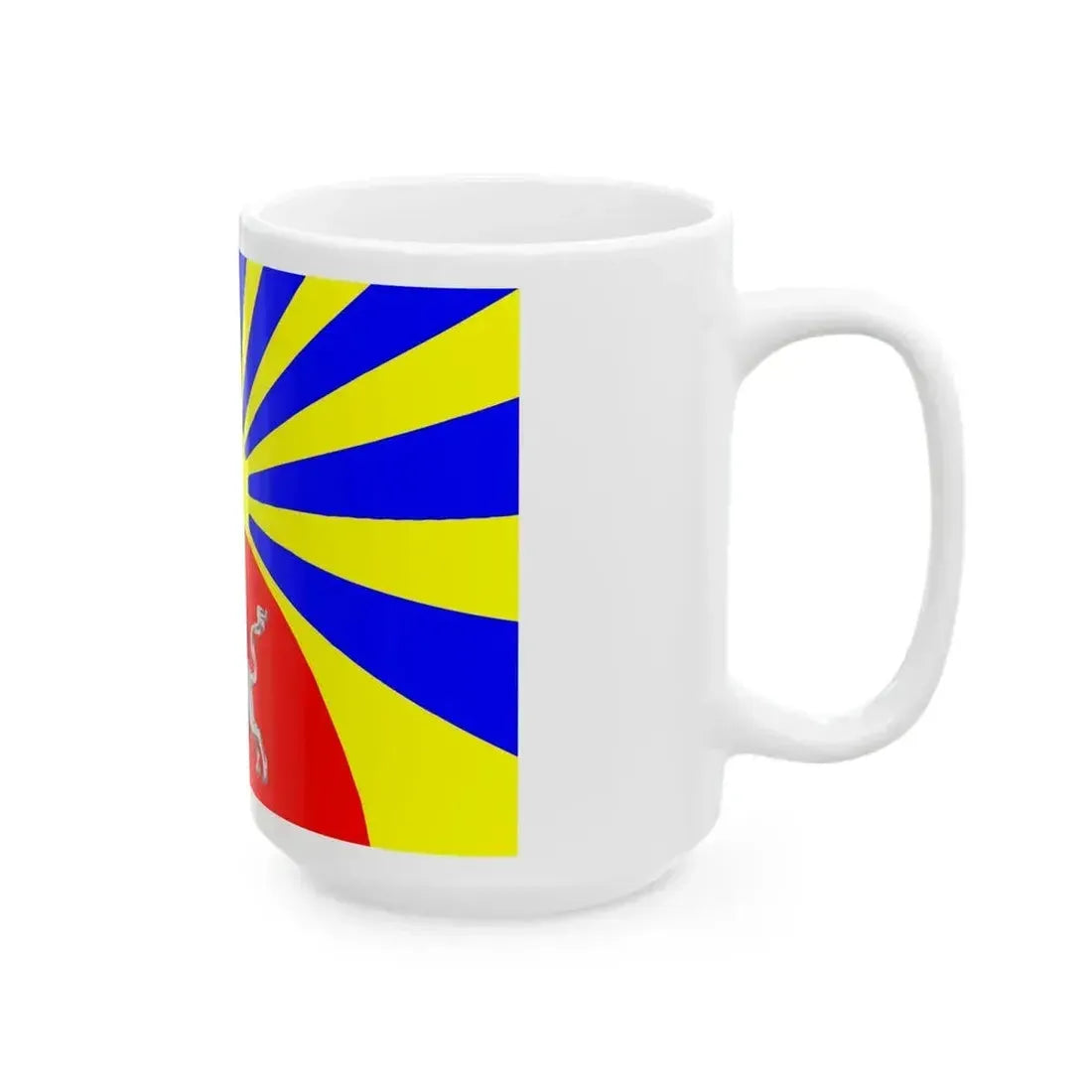 Flag Agalatovo Leningrad oblast (Russia) White Coffee Mug - Go Mug Yourself