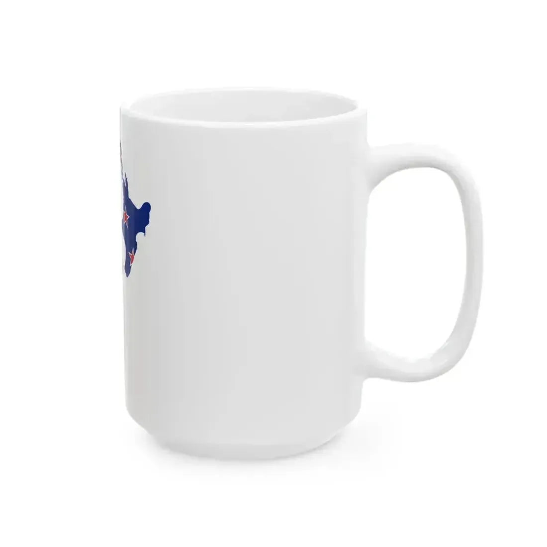 Flag and map of New Zealand (New Zealand) White Coffee Mug - Go Mug Yourself