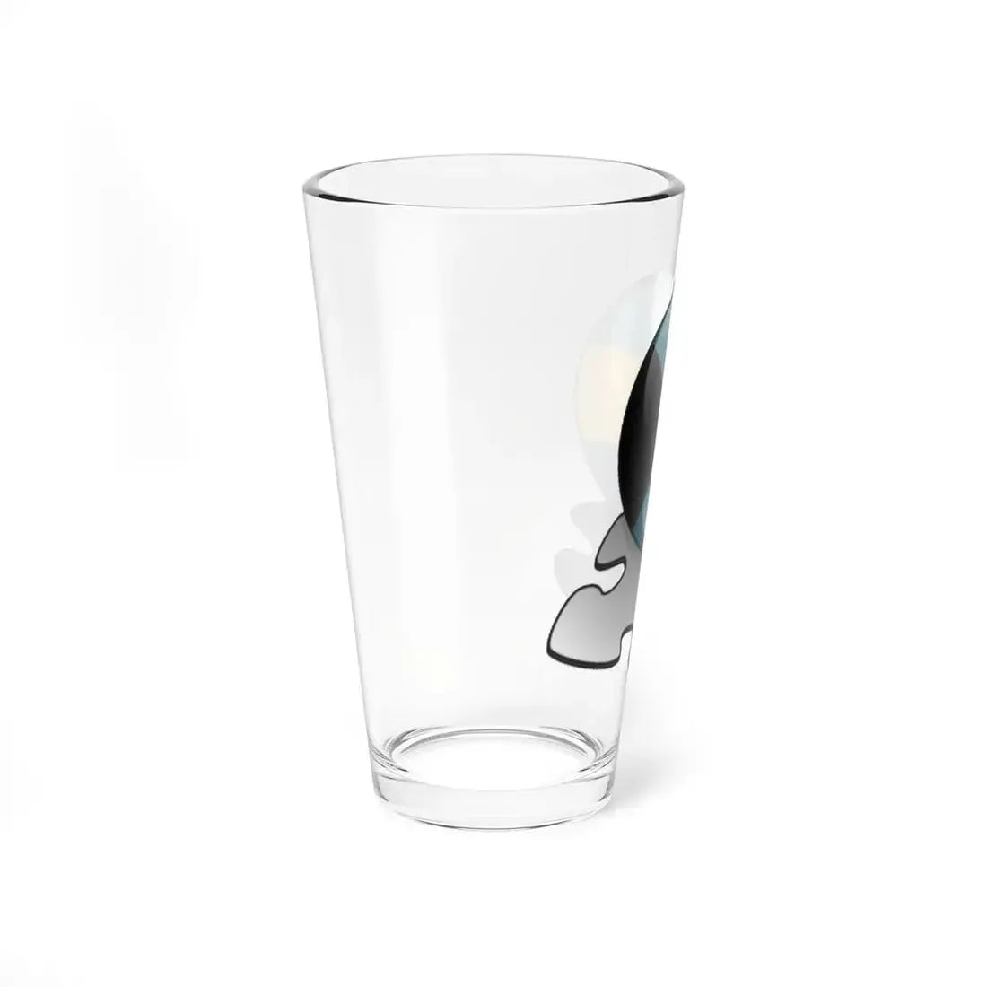 Flag Bahamas template (Bahamas) Pint Glass 16oz - Go Mug Yourself