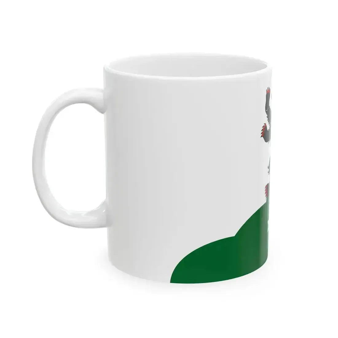 Flag Bugry Leningrad oblast (Russia) White Coffee Mug - Go Mug Yourself