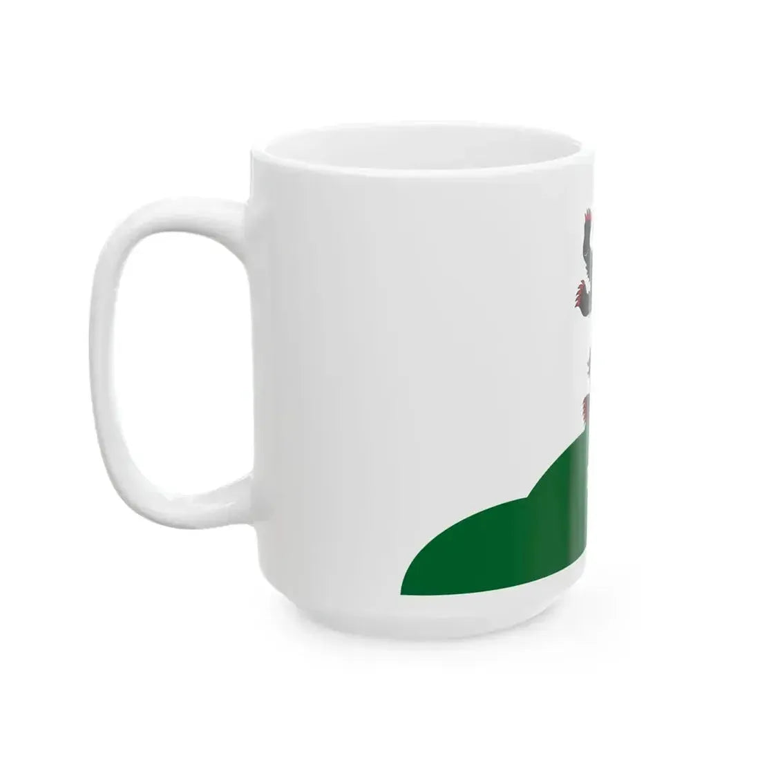 Flag Bugry Leningrad oblast (Russia) White Coffee Mug - Go Mug Yourself